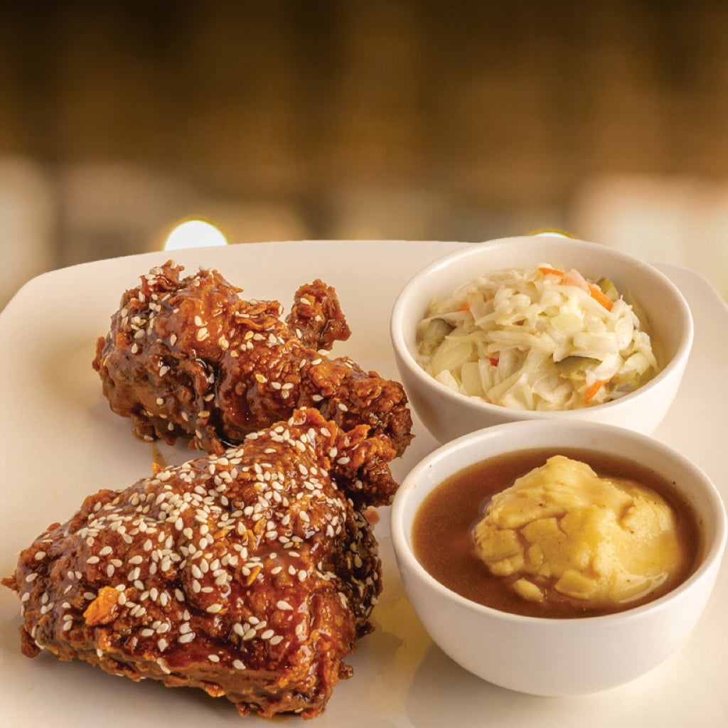 Daebak Garlic Soy - Fried Chicken Combo