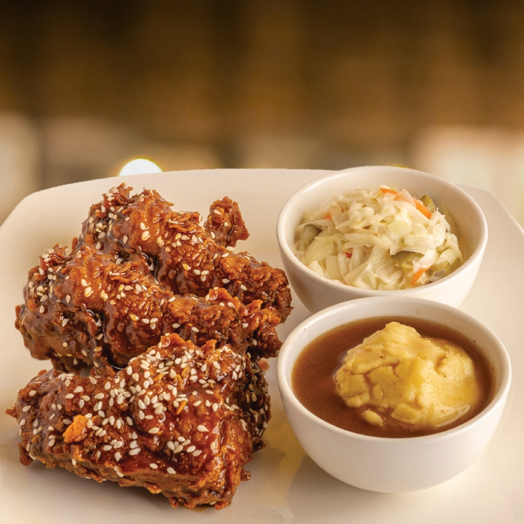 Daebak Garlic Soy - Fried Chicken Combo