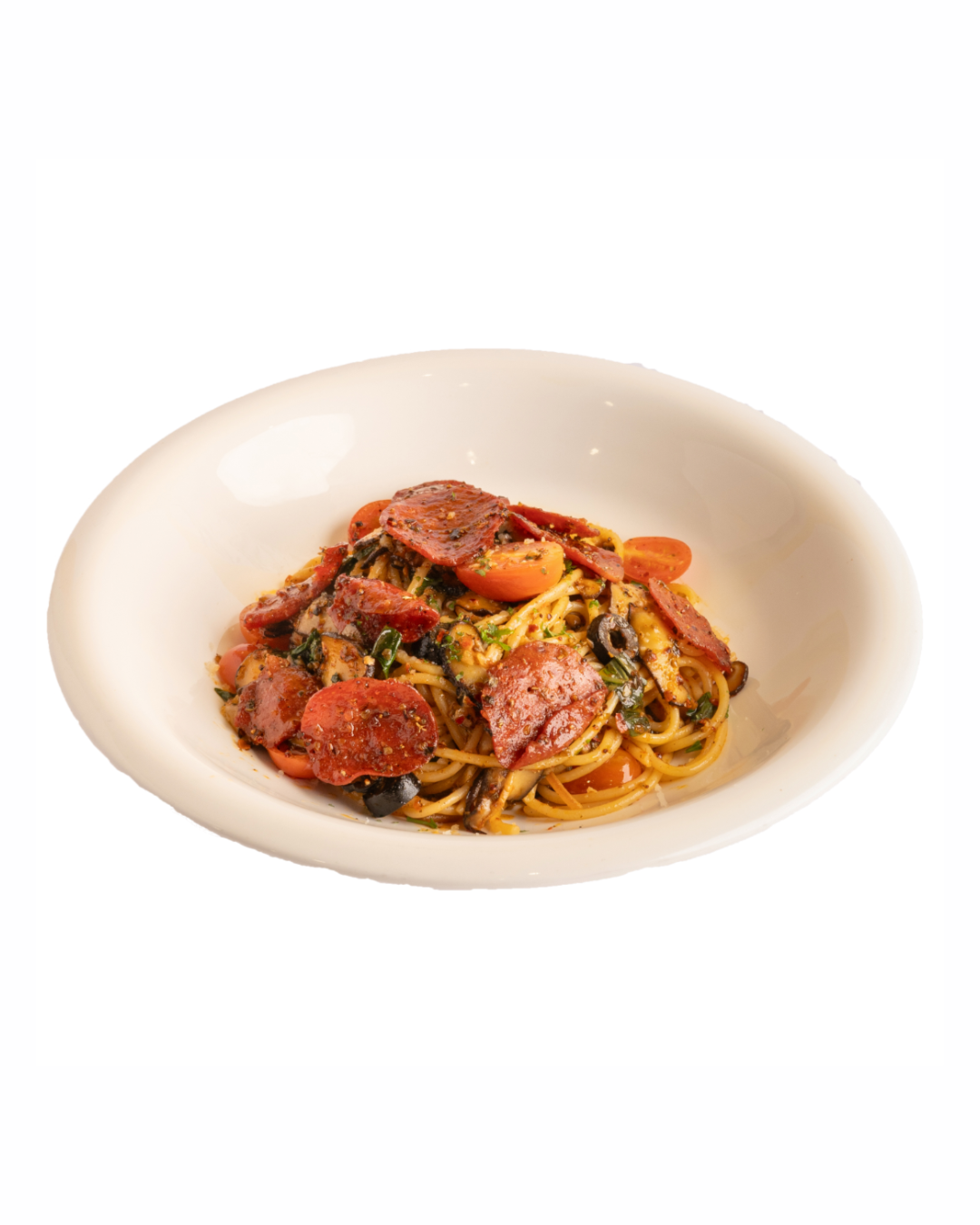Beef Pepperoni & Beef Bacon Aglio Olio