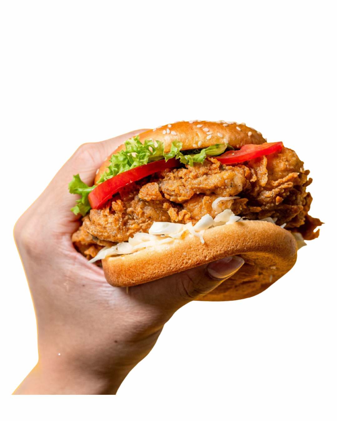 Crispy Chicken Chop Burger Combo