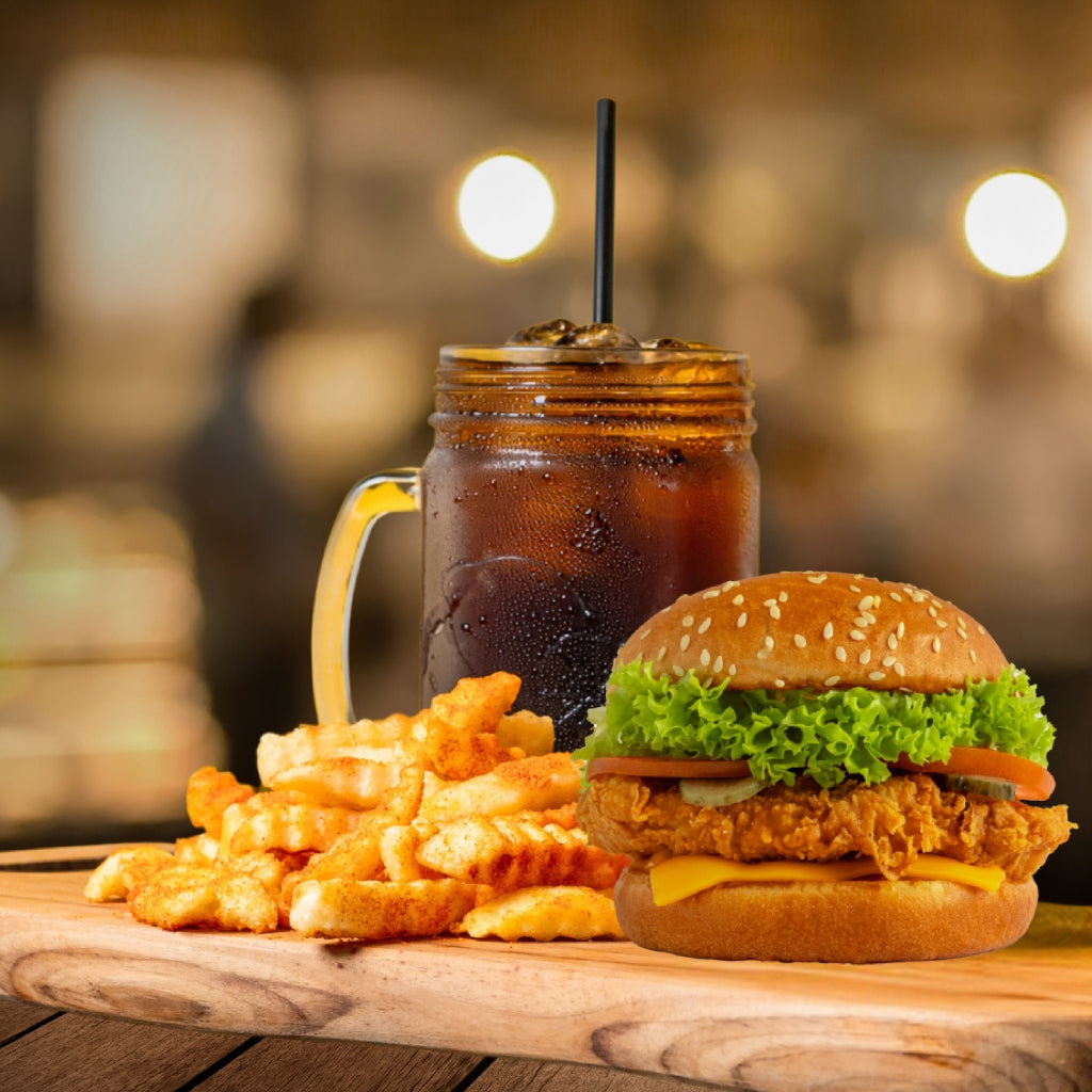 Deluxe Crunchy Chicken Burger