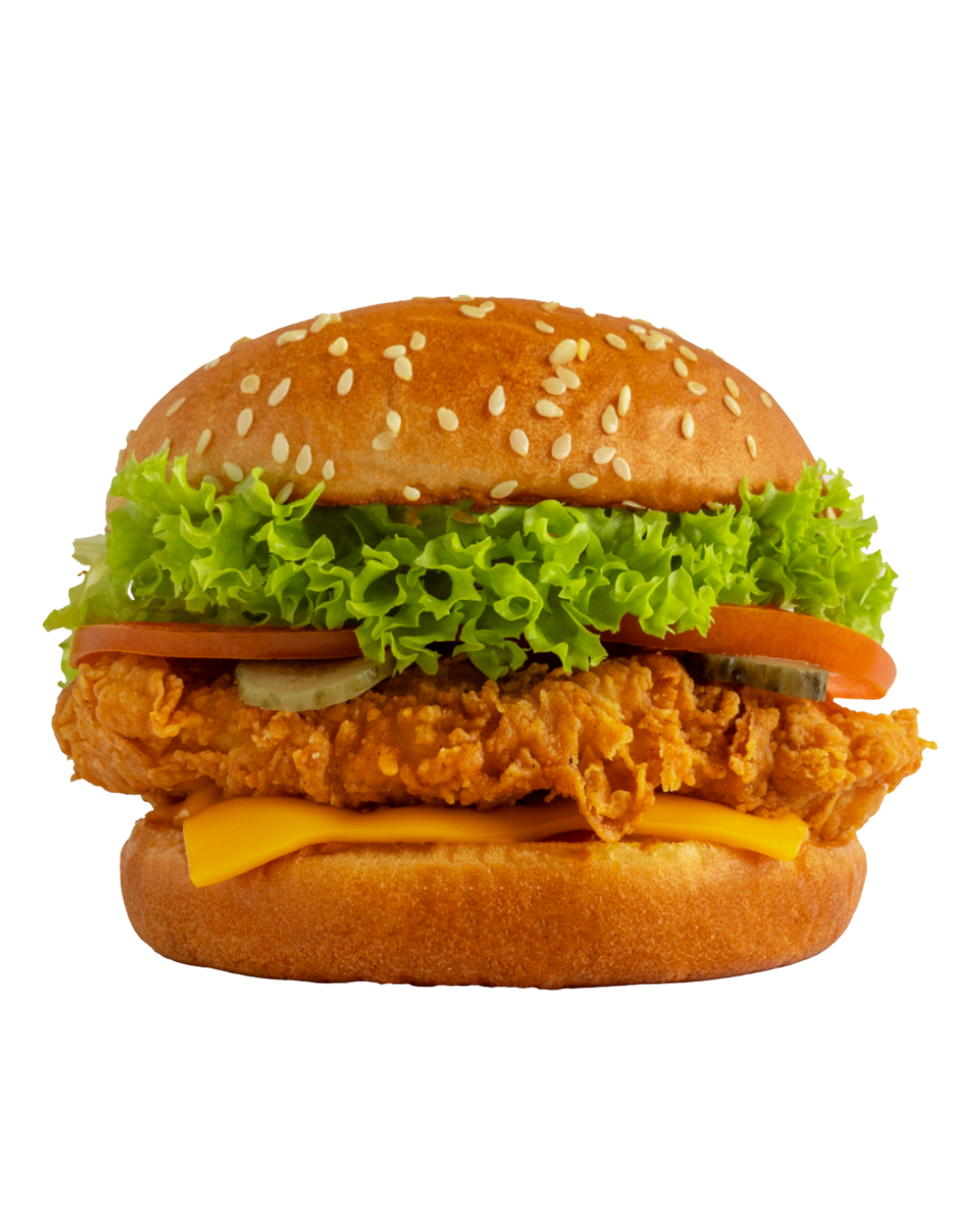 Deluxe Crunchy Chicken Burger