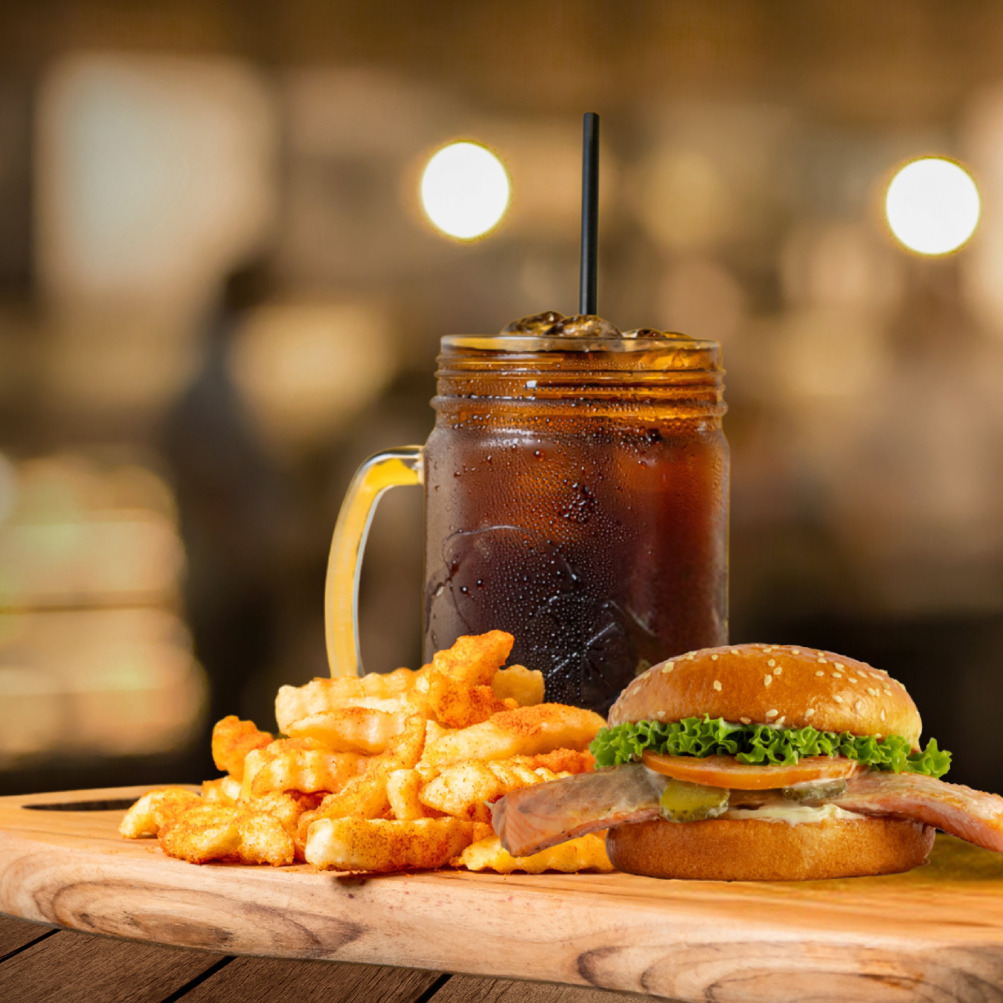 Grilled Salmon Burger