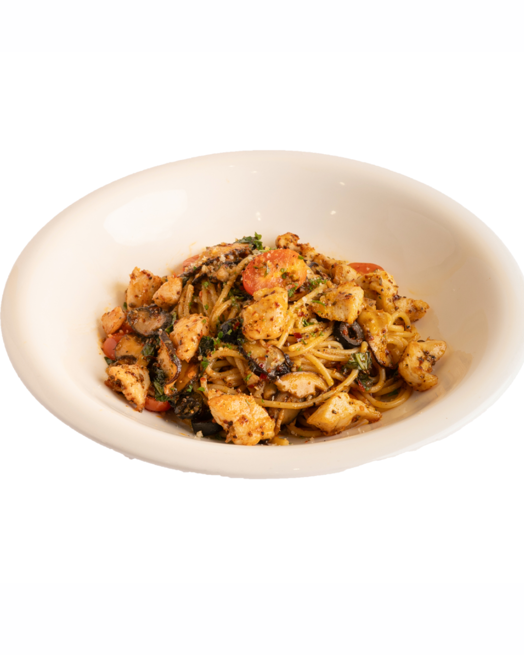 Mushroom Spaghetti Aglio Olio