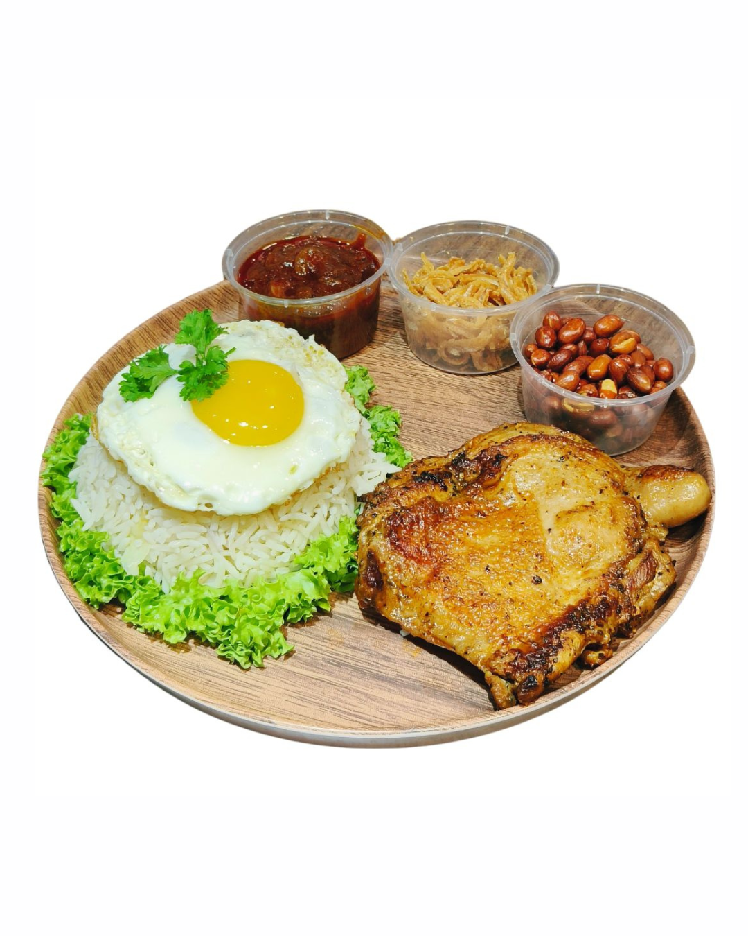 Nasi Lemak Grilled Chicken Chop